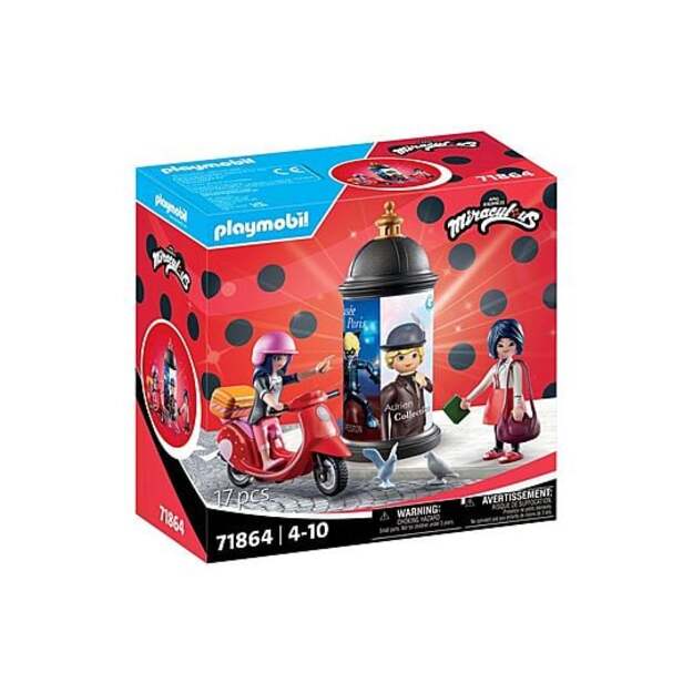 PLAYMOBIL - Miraculous - Paris Scooter Ride (71864)