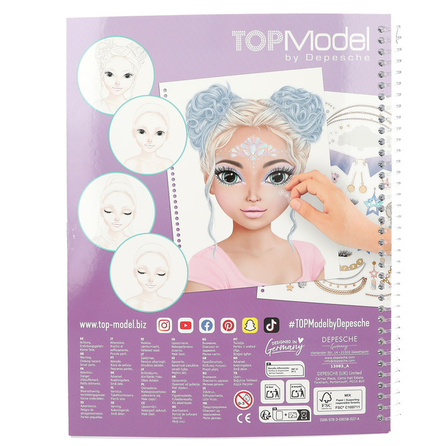 Topmodel - Make Up Colouring Book (413983)