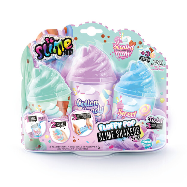 So Slime - Slime Shaker Fluffy 3-Pack (1101-0)