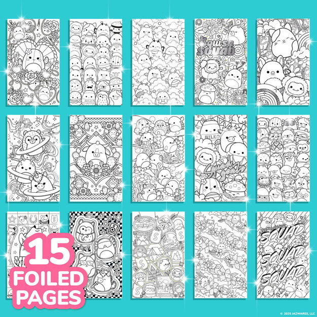 Squishmallows - Color And Sketch Book - (333-232620)