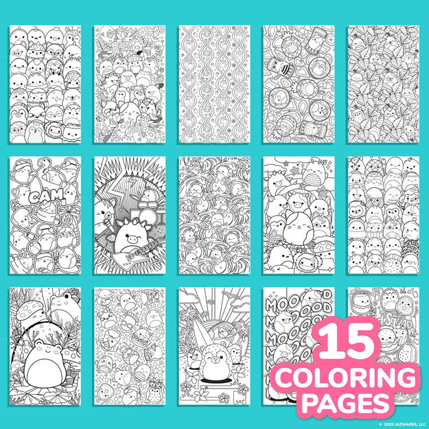 Squishmallows - Color And Sketch Book - (333-232620)