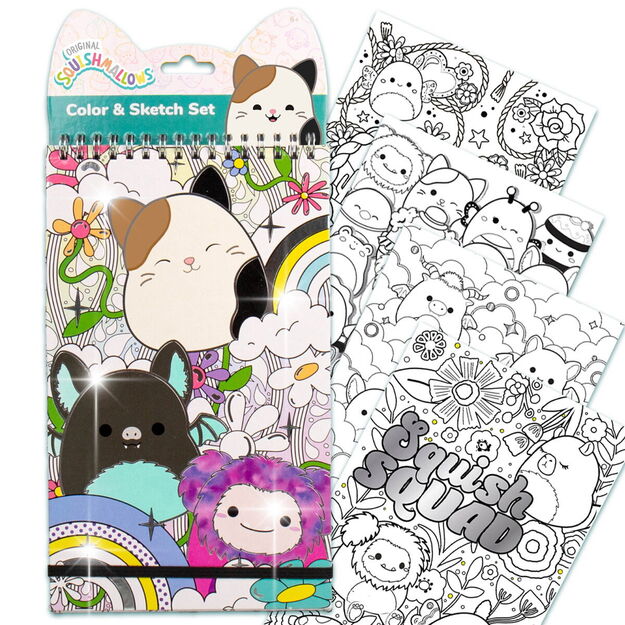 Squishmallows - Color And Sketch Book - (333-232620)