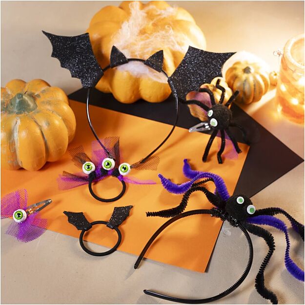 Mini Craft Kit Spooky Dress-Up - Headbands - hair clips and hair bands - black - lilac - purple (977841)