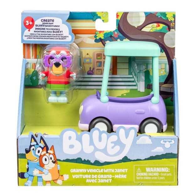 Bluey - Basic Vehicle - Granny Vehicle with Janet