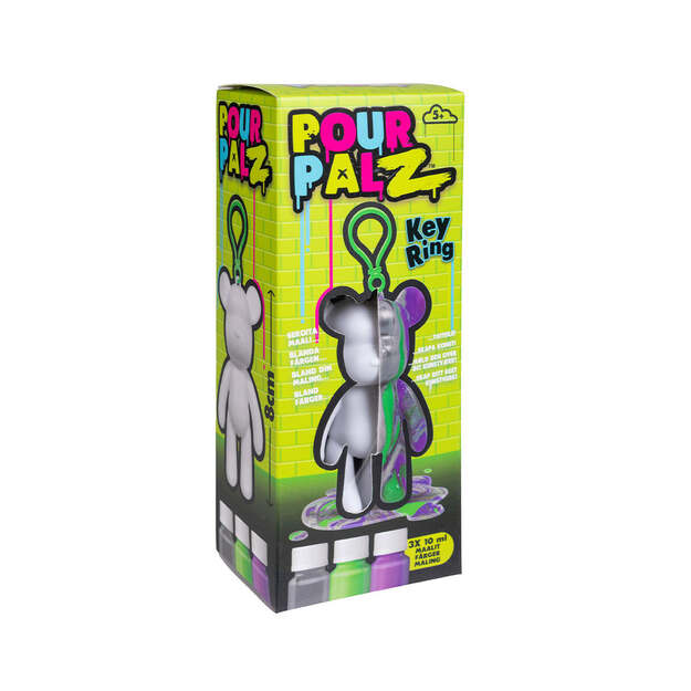 Pour Palz - DIY Paint Bear Keyring (33130154)