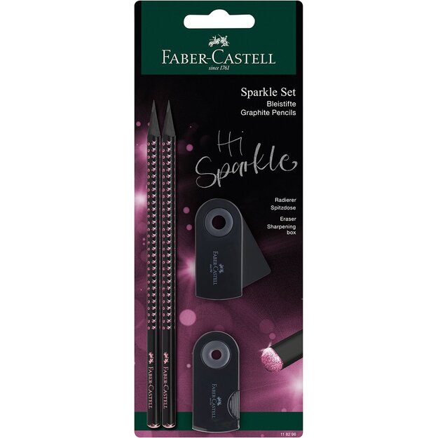 Faber-Castell - Pencil Set Sparkle Midnight Rose BC (118296)