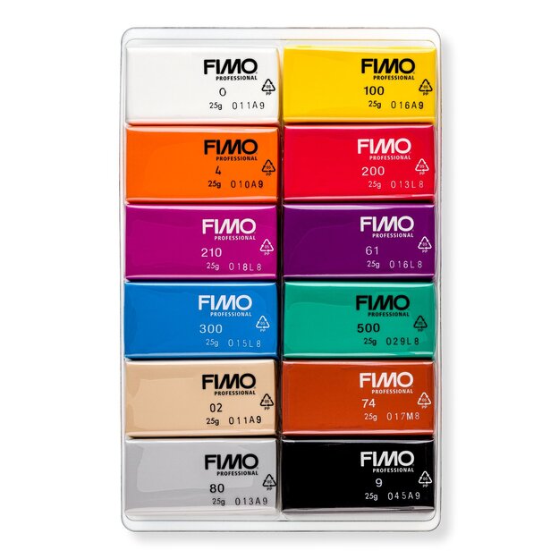 Staedtler - FIMO Professional Modelling Set, 12 x ½ Block (8043 C12-1)