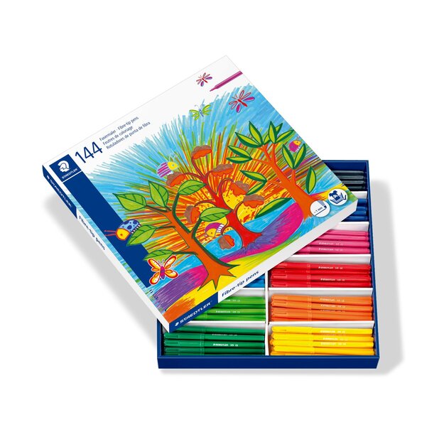 Staedtler - Fibre-tip pens - 144pcs (325 C144)