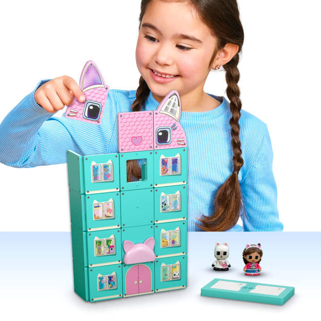 Tile Town - Gabbys Doll House Magnetic Tile playset (90343)