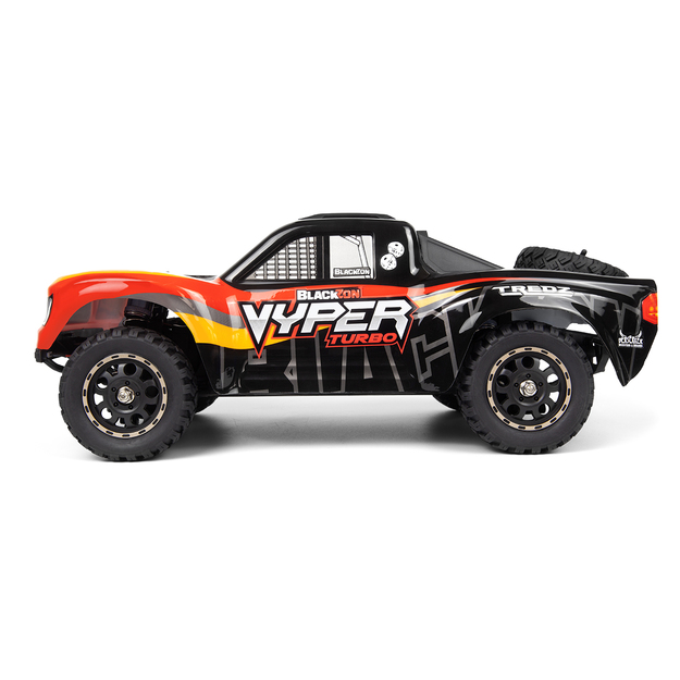 BLACKZON - SC Turbo 1/16 4WD 2S Brushless - Red/Orange (540275)