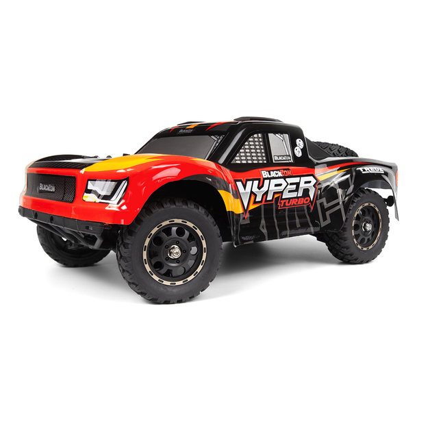 BLACKZON - SC Turbo 1/16 4WD 2S Brushless - Red/Orange (540275)