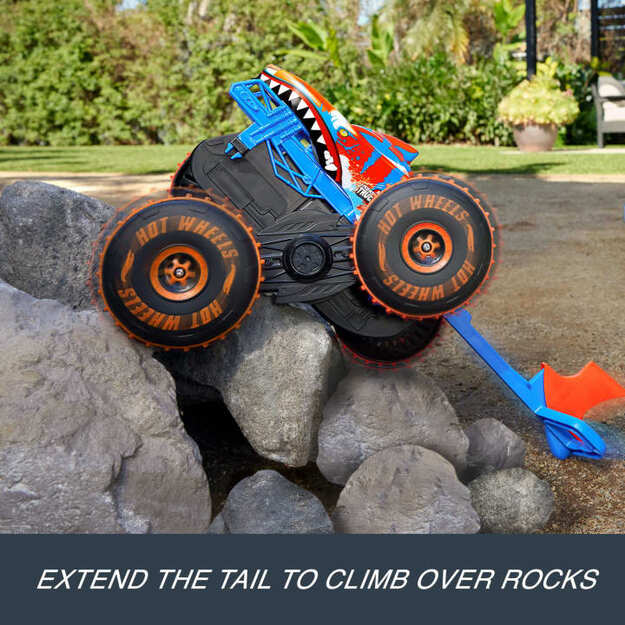 Hot Wheels - Monster Truck Tiger Shark Climber Remoted controlled