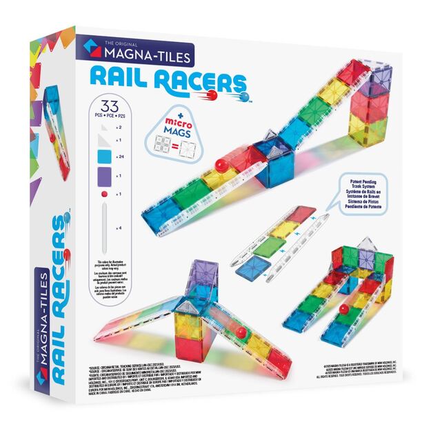 MAGNA-TILES - Small Rail Racer 33 pcs (90362)