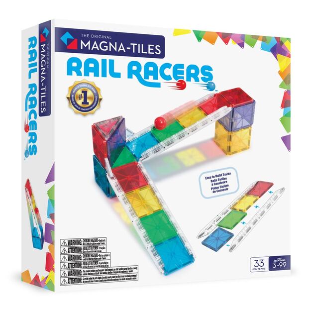 MAGNA-TILES - Small Rail Racer 33 pcs (90362)