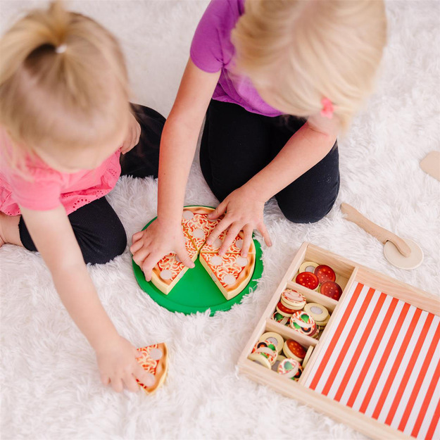 Melissa & Doug - Food Play Wooden Pizza (806110)