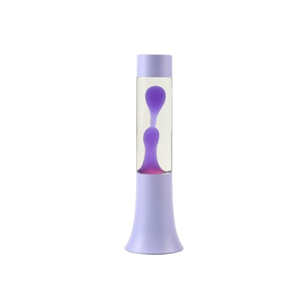 iTotal - Flared Lava Lamp - Pastel Purple - 9 × 9 × 37 cm