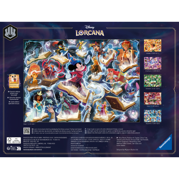 Ravensburger - Glimmers of the Realm: Steel 1000p (12001626)