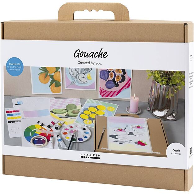 Starter Craft Kit Gouache - Paintings - assorted colours (977852)