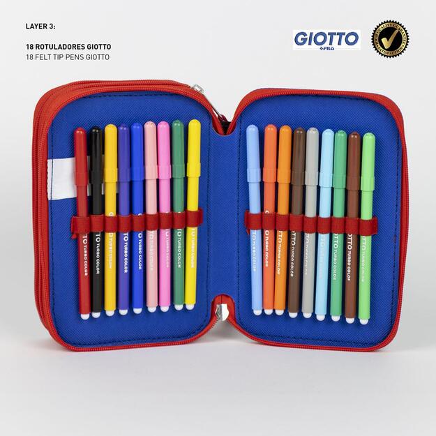 Cerda - Pencil Case with Accessories, Spiderman (I-2700001257)