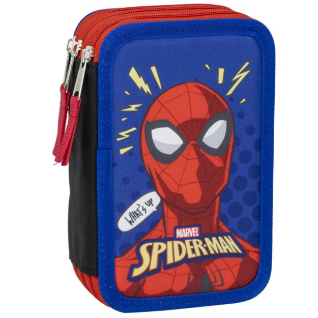 Cerda - Pencil Case with Accessories, Spiderman (I-2700001257)