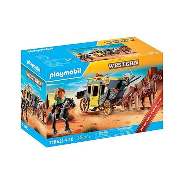 PLAYMOBIL - History: Wild West Stagecoach (71862)