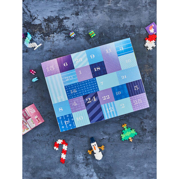 Plus-Plus - Advent Calendar: Santa’s Northern Lights Adventure (4337)