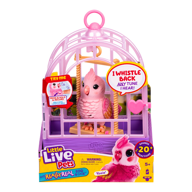 Little Live Pets - My Really Real Bird & Cage Rosie (26692)