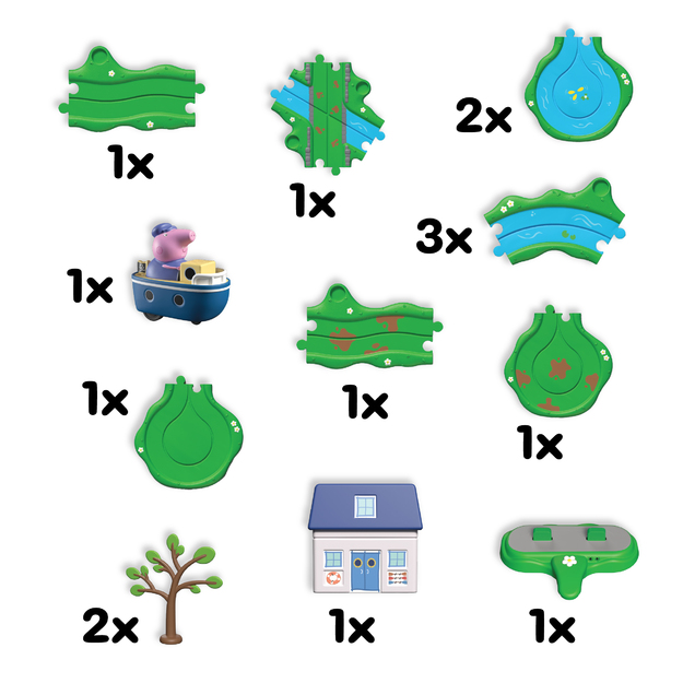 Peppa Pig - Whizz Around Bobbing Along Boat Trip (08345)