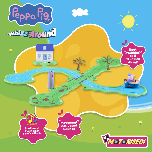 Peppa Pig - Whizz Around Bobbing Along Boat Trip (08345)