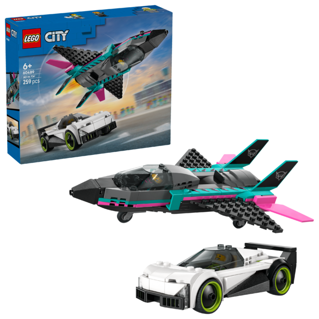 LEGO - LEGO City - Jet vs. Car (60489)