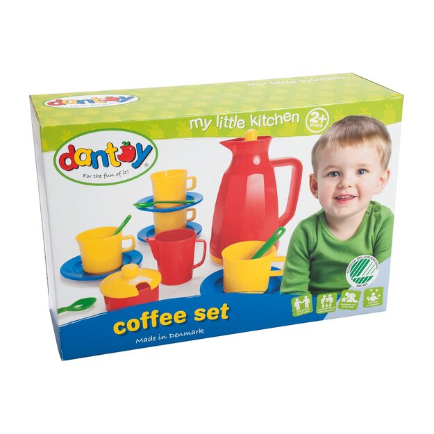 Dantoy - Coffee Set in Box (4445) (engros)