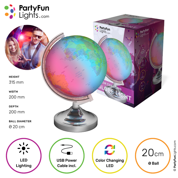 Partyfunlight - Globe Lamp (605408)