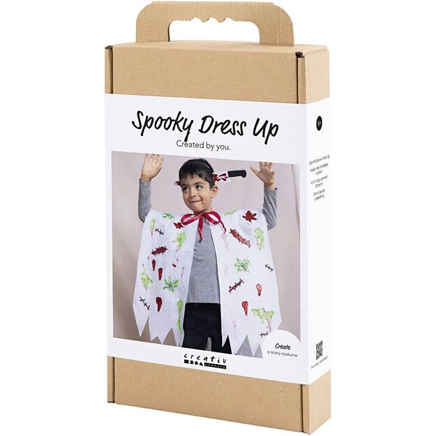 Craft Kit Spooky Costume - Cape and headband - assorted colours (977856)