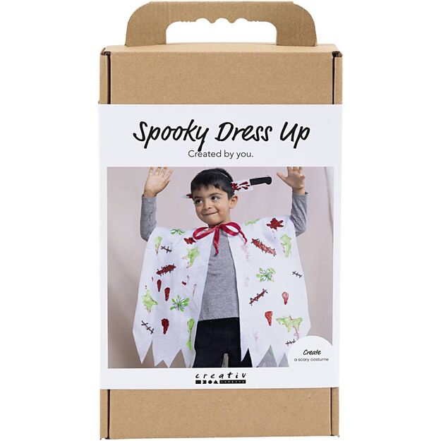 Craft Kit Spooky Costume - Cape and headband - assorted colours (977856)