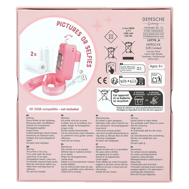 Topmodel - Instant Print Camera (413775)