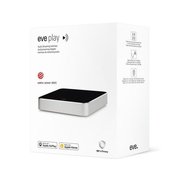Eve Play – Audio Streaming Interface for AirPlay 3