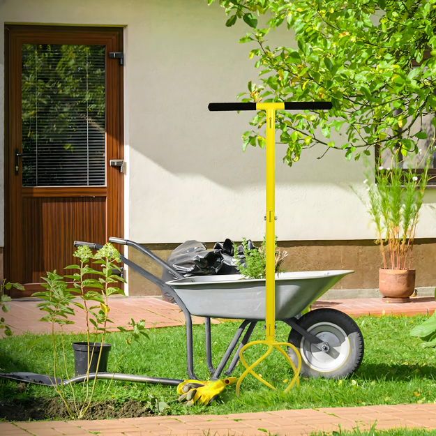 Rankinis kultivatorius Dirvožemio purentuvas Sodo ravėtojas Sodo aeratorius