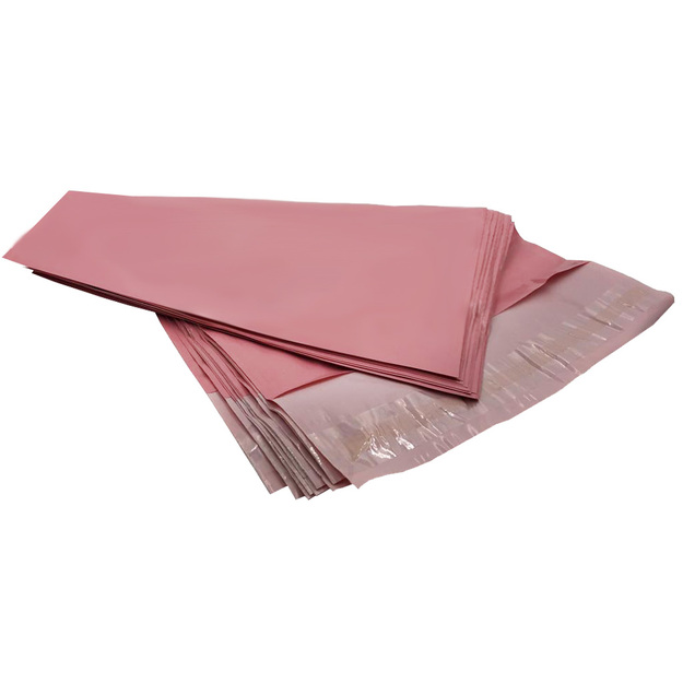 Rozā kurjera polietilēna maisiņi 540x700 50 gab.