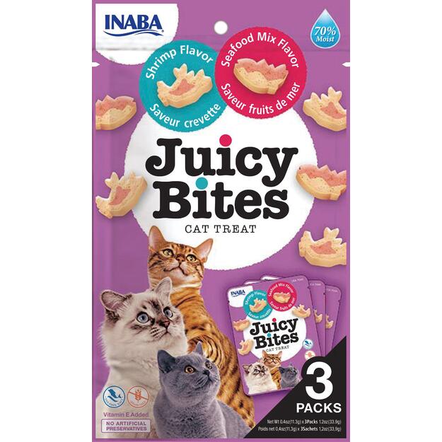 CHURU - Juicy Bites Shrimp/Seafood 3pcs- (798.5116)