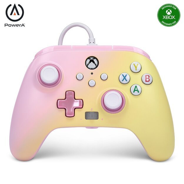 PowerA Enhanced Wired Controller - Xbox Series X/S - Pink Lemonade 1