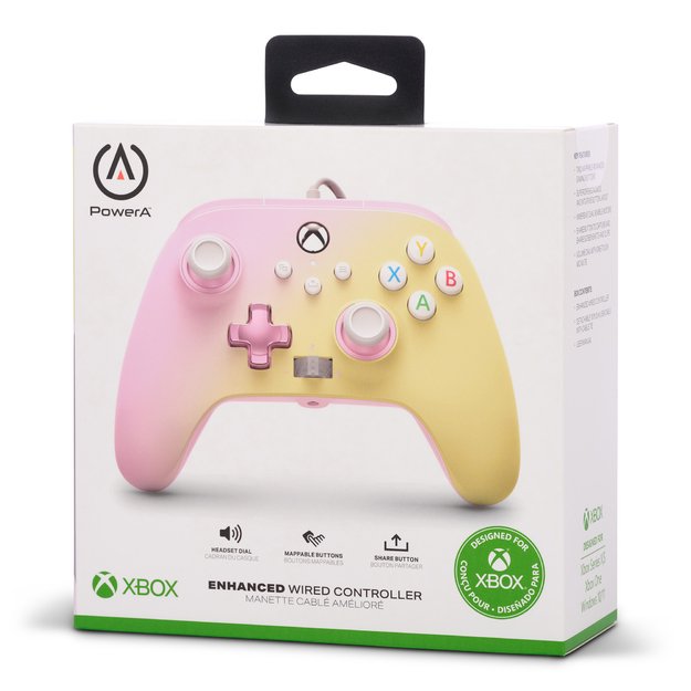 PowerA Enhanced Wired Controller - Xbox Series X/S - Pink Lemonade 13