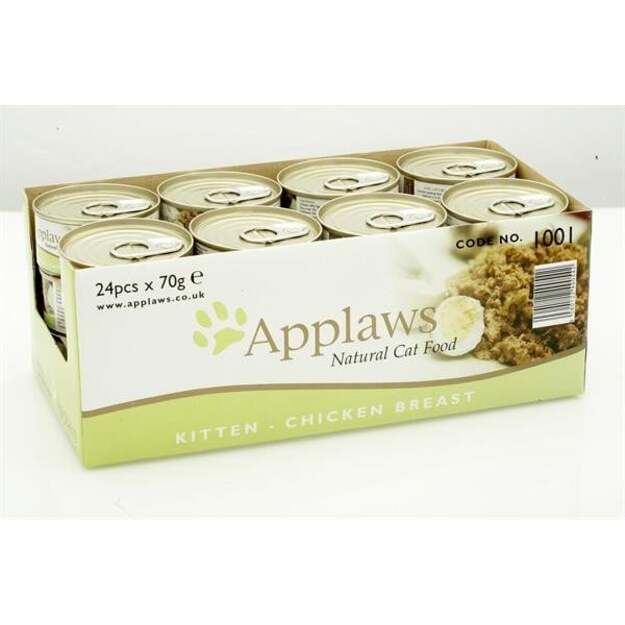 Applaws - Kitten - 24 x Wet Cat Food 70 g - Chicken breast and egg