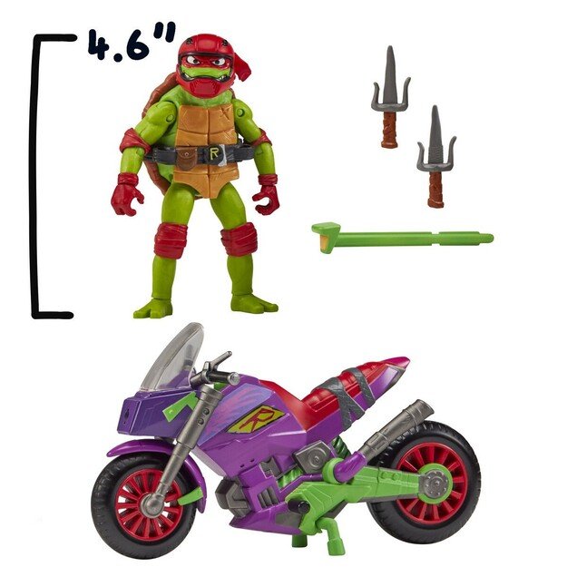Turtles - Mutant Mayhem Dragon Motorcycle W Raphael (46-84306)