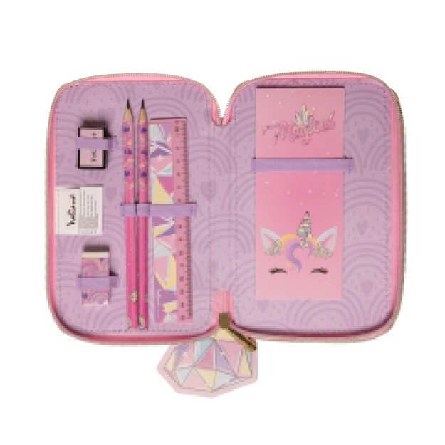 Unicorn Gems - Filled Double Decker Pencil Case (092308516) 2
