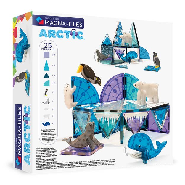 MAGNA-TILES - Artic Animals 25 pcs set  (90221) 10