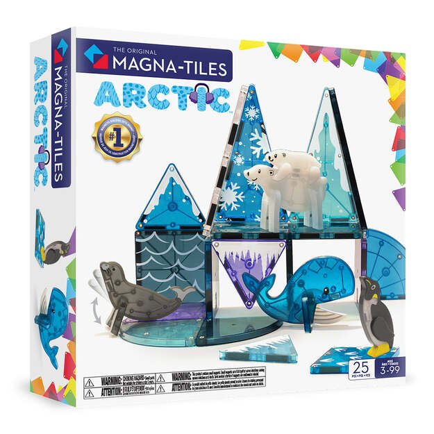 MAGNA-TILES - Artic Animals 25 pcs set  (90221) 4