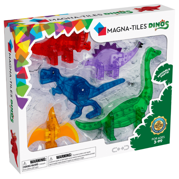 MAGNA-TILES - DDinos 5 Piece Set (90229)