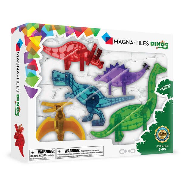 MAGNA-TILES - DDinos 5 Piece Set (90229) 4