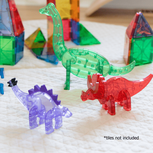MAGNA-TILES - DDinos 5 Piece Set (90229) 5