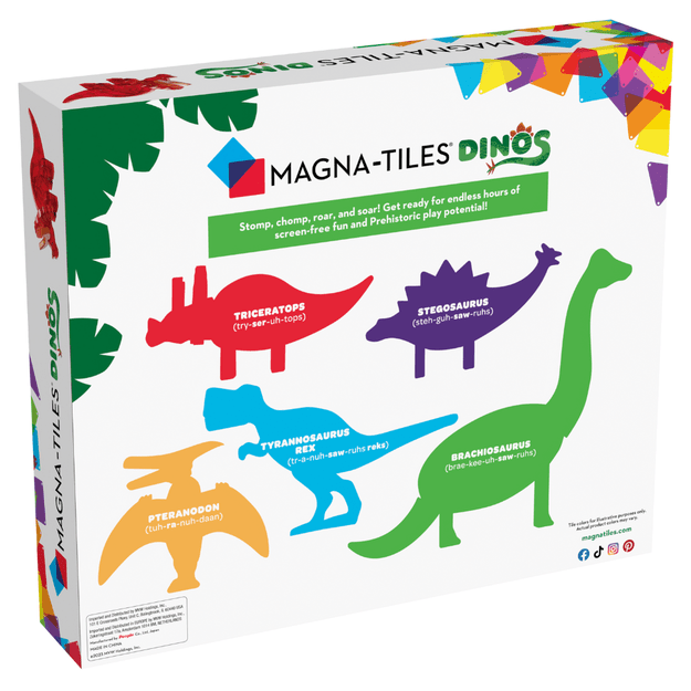 MAGNA-TILES - DDinos 5 Piece Set (90229) 6